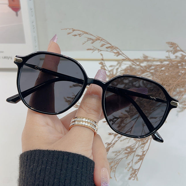 New Women's Polarized Sunglasses Fashion Trend Round Face Slimming Glasses UV-proof Driving Sunglasses