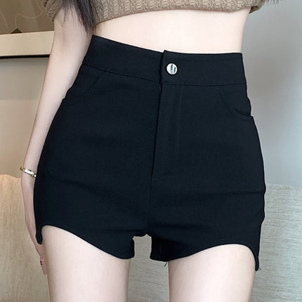American Hot Suit Shorts Women's Summer Jazz Dance Hot Girl A- line Hot Pants Tight Stretch Slim Casual Shorts