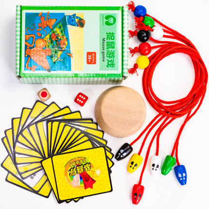 Cat and Mouse Board Game Same Style Early Childhood Education Concentration Training Insect Catching Toy Parent-Child Interactive Board Game