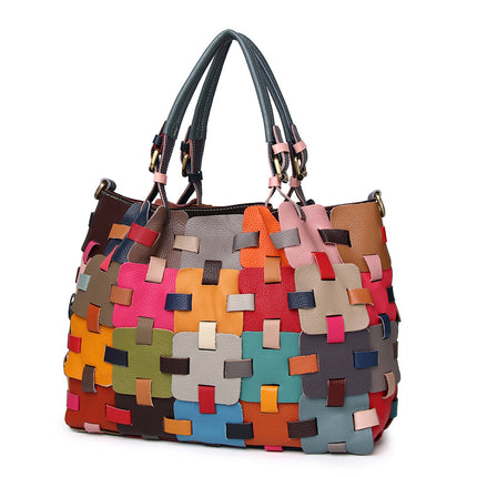Leather Woven Bag / Sac Tressé Cuir