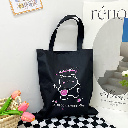 Factory wholesale 2023 new large capacity ladies shoulder handbag Oxford cloth gift bag cartoon cute