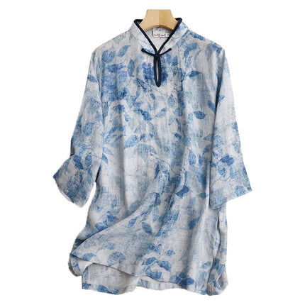 Real Shot Tai Chi Clothing Women's New High-end Cotton Ramie Tai Chi Practice Clothing Women's Summer