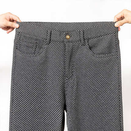 Corduroy 2025 Men's Light Luxury Business Casual Pants Autumn and Winter New Fashion Slightly Elastic Straight-Leg Warm Fleece-Lined Men's Pants