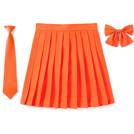 Factory Outlet in stock New High Waist Japanese plus size Animation Pleated Skirt Spring and Autumn COS Class Uniform School Uniform Men's and Women's Skirt