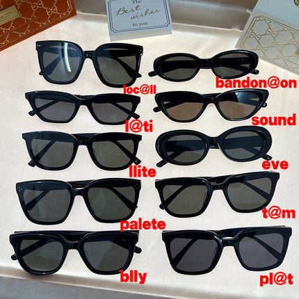 2026 New Style Sunglasses Korean Version Gm Sunglasses Acetate Unisex Retro Sunglasses Internet Celebrity Same Style Sunglasses