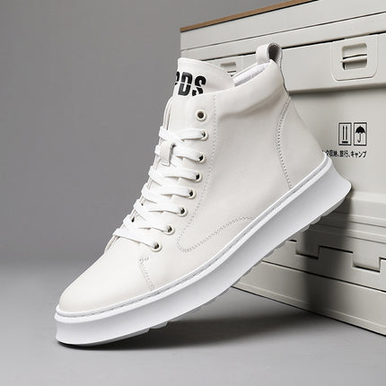 Factory Direct supply new high-top shoes men's fashion personalized zipper gaobang board shoes casual match men's fashion shoes delivery
