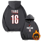 81375-yang signature-hooded iron gray plus velvet / 165S