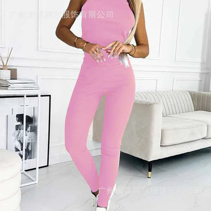 Amazon Hot Products Women's Sports Casual Hooded Sweater Thickened Thread Slim Vest Pants Three-Piece Set