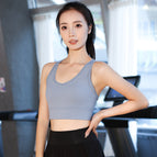 Gray and blue bra / S