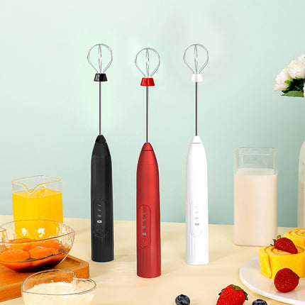 Electric Egg Beater Wireless Automatic Cream Frother Cake Baking Coffee Stirrer Mini Manual Milk Frother