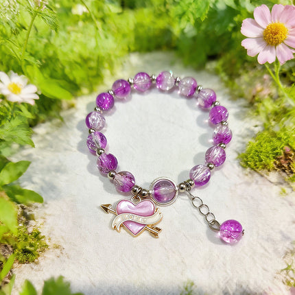 New Chinese-Style Ancient Beaded Elastic String Bracelet, Sweet Girl's Glass Bracelet, Night Market Stall, Cross-Border Live Broadcast Jewelry