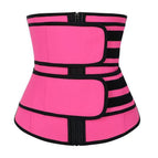 Rose red 27 quality model [zipper double belt] / 3XL
