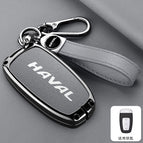 [haval c model] double-sided leather pebbled gray + a04 rope + rope buckle