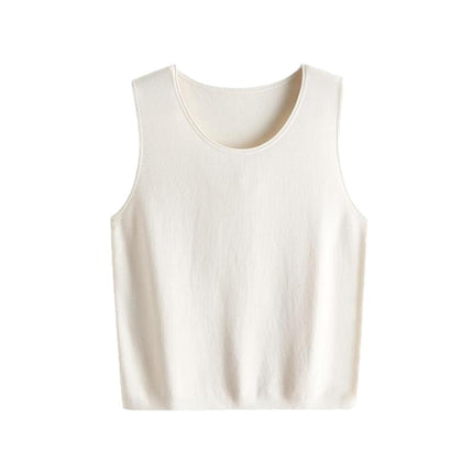 Ultimate'Naked Skin' Experience: [Lyocell/Silk/Cotton/Flax] 25-Year Classic U-Neck Solid Color Tank Top