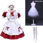 Burgundy + white socks + small bustle / S