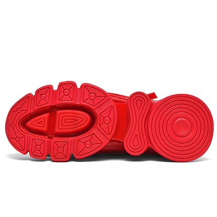 Cross-Border Large Size Blade Shoes Men's Breathable Running Casual Sports Shoes Men's Non-Slip Shock-Absorbing Running Blade Sports Shoes