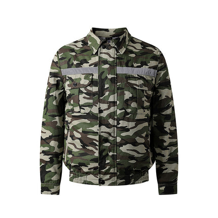 4 Fan Air-conditioning Clothing Summer Heat Prevention and Cooling Work Clothes Outdoor Work Clothes with Fan Night Vision Reflective Clothing