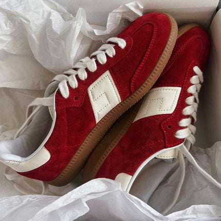 Source in stock ~ 2024 Spring New Classic German Training Shoes White Shoes Board Shoes Women's Online Celebrity ins Casual Shoes Women