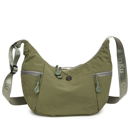 Cross-Border 2025 New Versatile Croissant Bag Crossbody Bag Large Capacity Bag Single Shoulder Armpit Bag Trendy