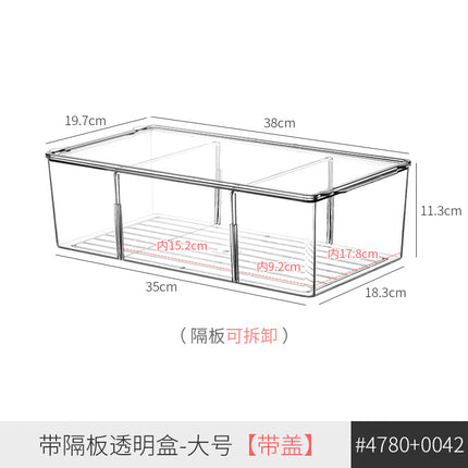 Refrigerator Storage Box Storage and Organization Artifact Drawer Box Storage Box Organization Box Egg Food Preservation Box Kitchen
