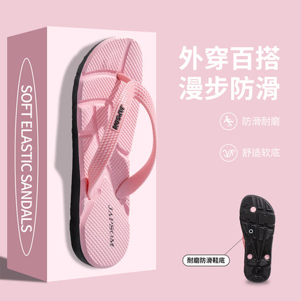 Factory Direct Sales Plus Size Men's Flip-Flops Non-Slip Eva Bottom Outer Wear Bathing Sandals Men's Summer Cross-Border Wholesale