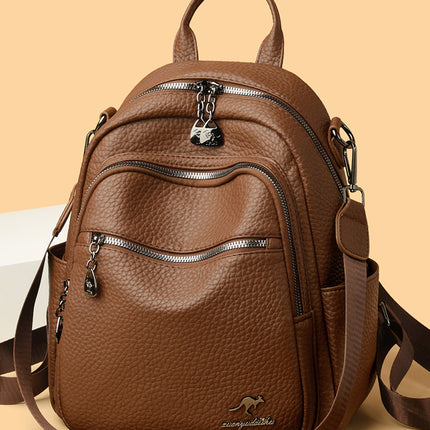 Backpack Women's Bag 2025 New Simple Fashion Large Capacity Women's Backpack Dual-purpose Commuter All-match Student Schoolbag