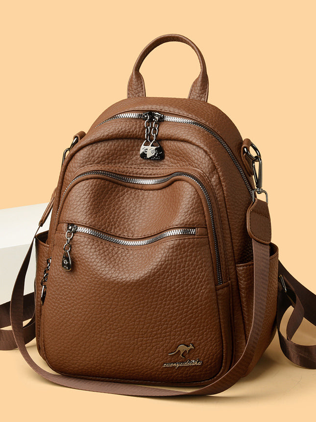 Backpack Women's Bag 2025 New Simple Fashion Large Capacity Women's Backpack Dual-purpose Commuter All-match Student Schoolbag