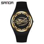 6077 black gold single mark