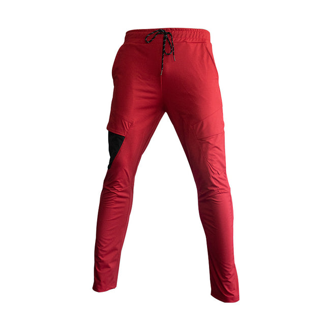 Plus-Size Men's Pants, Sports Pants, Loose-Fitting Brand Workwear Straight-Leg Pants, Multi-Pocket Sports Casual Pants with Elastic Waist