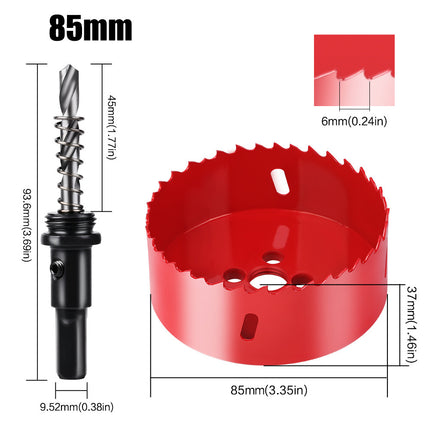 M42 bimetal hole opener woodworking iron pipe aluminum gypsum board drill hole opener PV woodworking suit