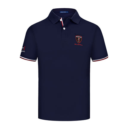King's Paul Men's Polo Shirt Short-sleeved T-shirt Breathable Business Top Men's Short-sleeved T-shirt High-end Led T-shirt