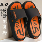 Black orange [2501-2] wear-resistant thick-soled version / 40-41 [suitable for feet of size 39-40]