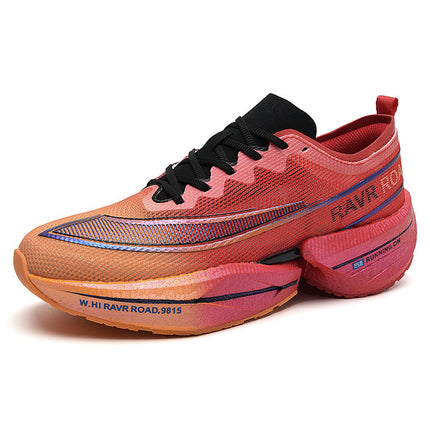 Summer New 2025 Breathable Carbon Plate Running Shoes for Men and Women Running Shock-Absorbing Popcorn Versatile Outdoor Sports Shoes for Men