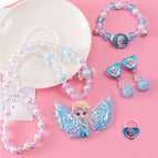 Aisha 5-piece set blue