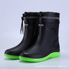 Green drawstring shoes / 38