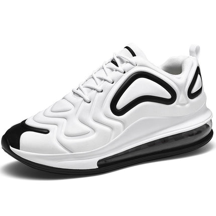 Cross-Border Large Size Casual Sports Couple Shoes Air Cushion Running Shoes Comfortable and Versatile Trendy Popular Mesh Hiking Shoes for Men