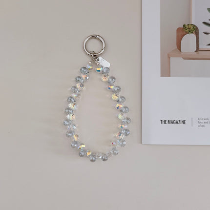 Phone Lanyard Ins Style Light Luxury Crystal Phone Holder Chain Niche Exquisite Camera Strap Accessory Keychain