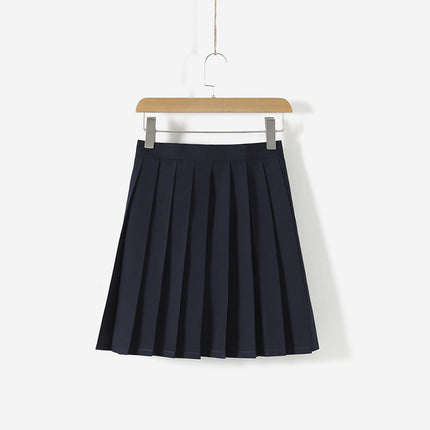 Manufacturer Supplies Jk Uniform Yellow Three-Piece Sailor Suit Short-Sleeve Tea Feather Spring and Autumn Long-Sleeve Pleated Skirt Set