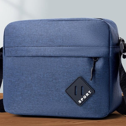 Wholesale Cheap Men's and Women's Shoulder Bag Horizontal and Vertical Small Square Bag Fashionable Simple Walking Crossbody Mobile Phone Coin Wallet