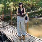 Denim blue trousers 933-1 / XS