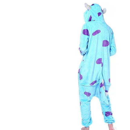 Cross-Border Wholesale Flannel Unicorn Onesie Pajamas Cartoon Animal Cute New Style Adult Cross-Border Loungewear