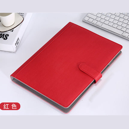 Multi-functional A4 cloth-like leather magnetic buckle loose-leaf folder contract folder business office information manager folder