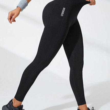 European-Style Cross-Border Yoga Pants for Women, High-Waisted, Butt-Lifting, Sexy Fitness, Pilates, Running Long Pants, Yoga Sports Leggings