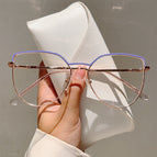 Purple rose gold frame transparent sheet transparent pink footmuffs
