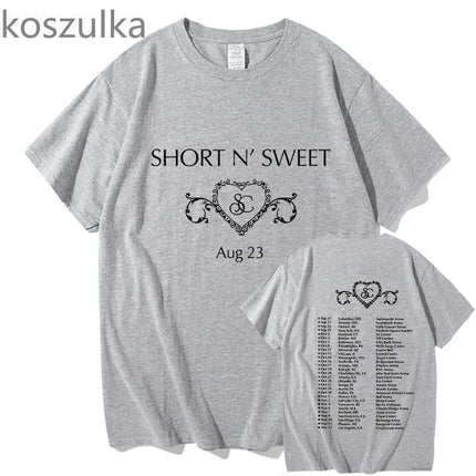 Tour Album Round Neck Carpenter Sweet Short and Sabrina's Pleaseplea Shirt Tplease