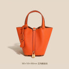 Emma orange gold buckle / 18*13*18cm