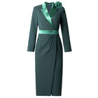 Green (with corsage) / S