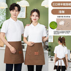 Customized with drawings and samples / [canvas short style] light brown color