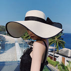 White black ribbon / M（56-58cm）