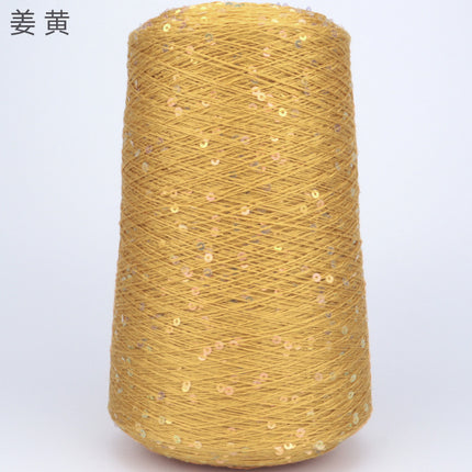 Silk Joy/Tencel Iridescent Sequin Hand-Knitted Yarn Ball Colorful Tencel Sequin Yarn Wholesale 500g